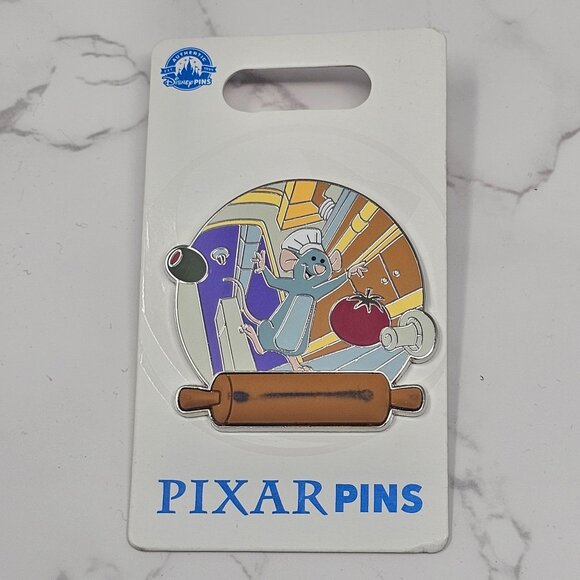 Disney 2024 Ratatouille Remy Adventure Rolling Pin Open Edition Pin - Picture 1 of 3